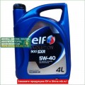 Моторное масло ELF Evolution SXR (5W-40, 4л), 194878, 1 848 р., 193133-07, ELF, Моторные масла