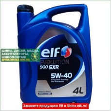 Моторное синтетическое масло ELF Evolution SXR (5W-40, 4л)